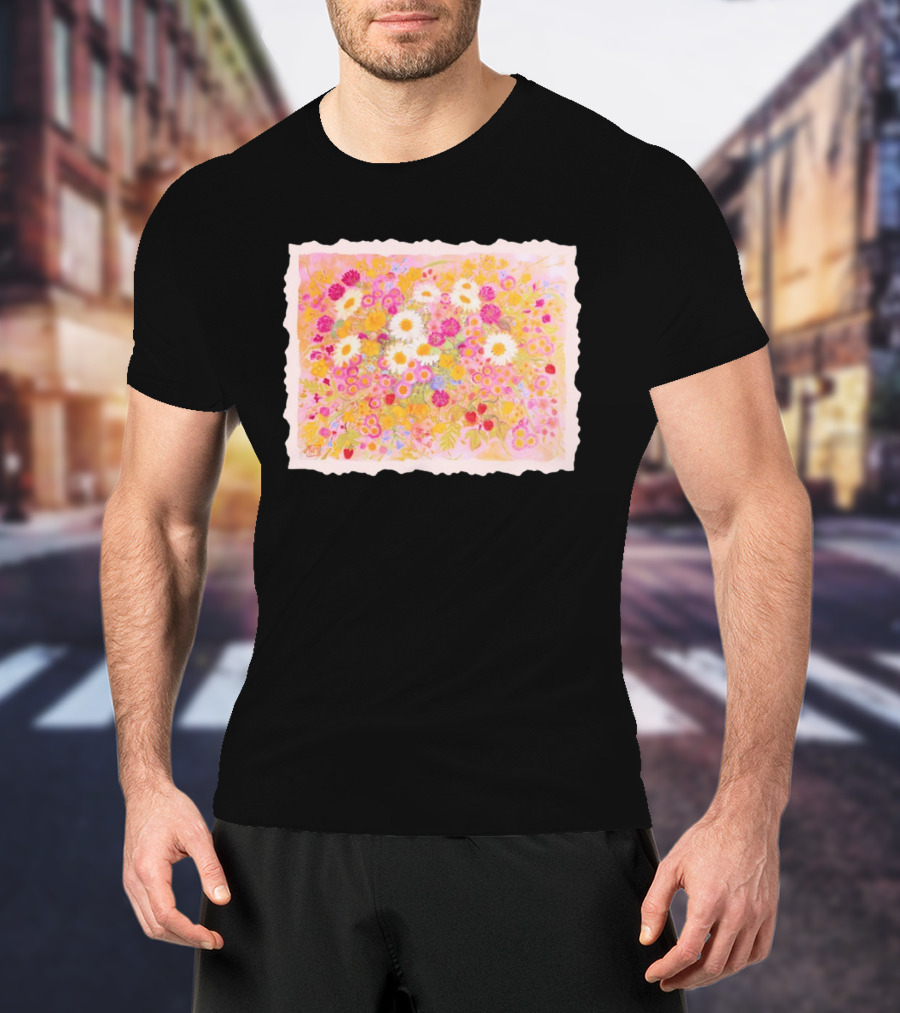 Weeds Are Flowers Too A A Milne Floral Painting With Colorful Blossoms T-Shirt