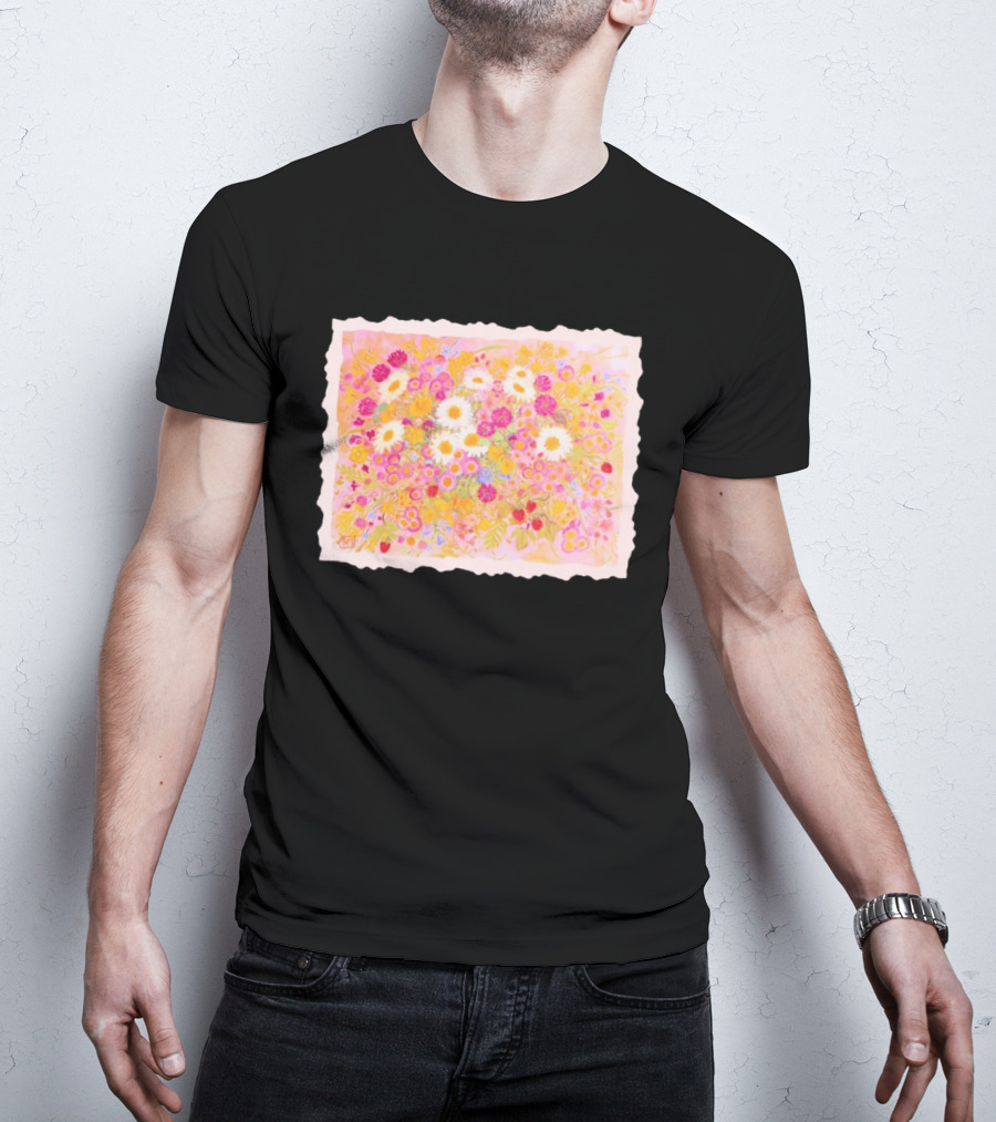Weeds Are Flowers Too A A Milne Floral Painting With Colorful Blossoms T-Shirt