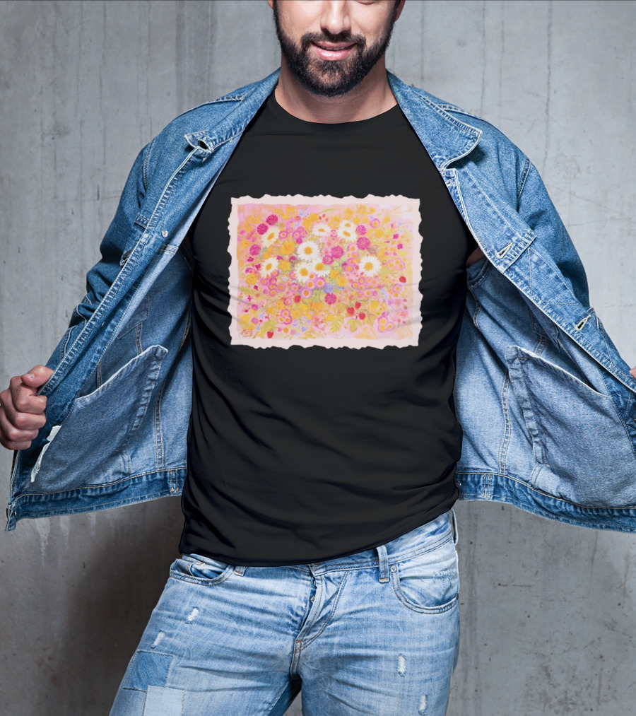 Weeds Are Flowers Too A A Milne Floral Painting With Colorful Blossoms T-Shirt