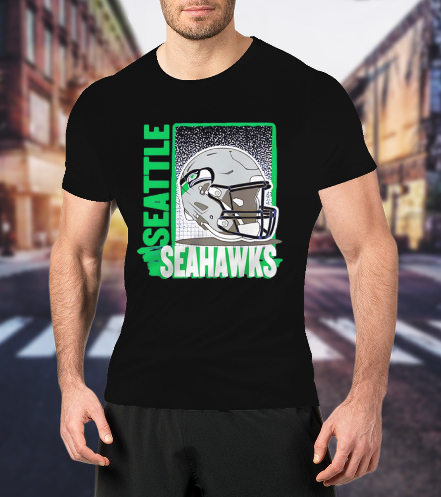 Seattle Seahawks Helmet NFL Football Team Gear T-Shirt