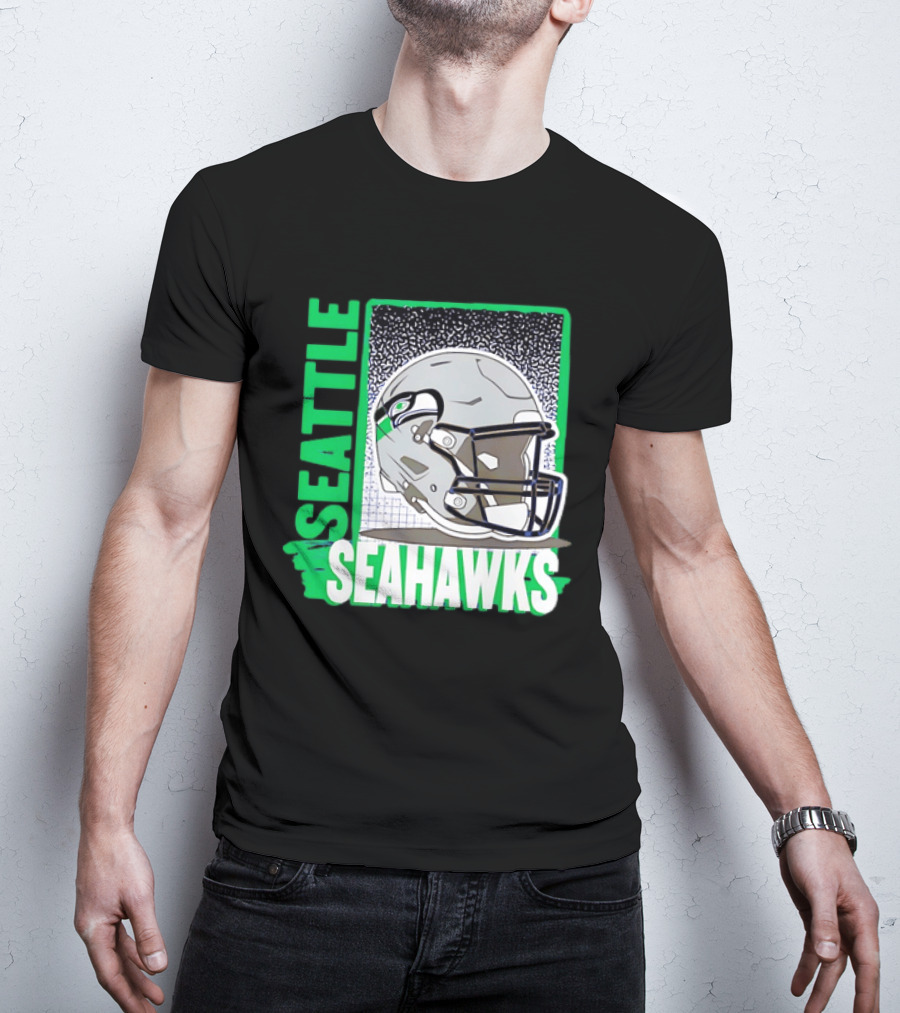 Seattle Seahawks Helmet NFL Football Team Gear T-Shirt
