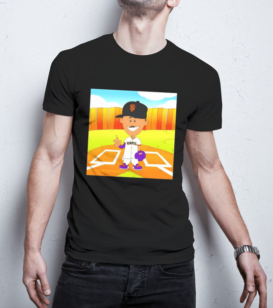 Willy Adames San Francisco Giants Cartoon Player T-Shirt