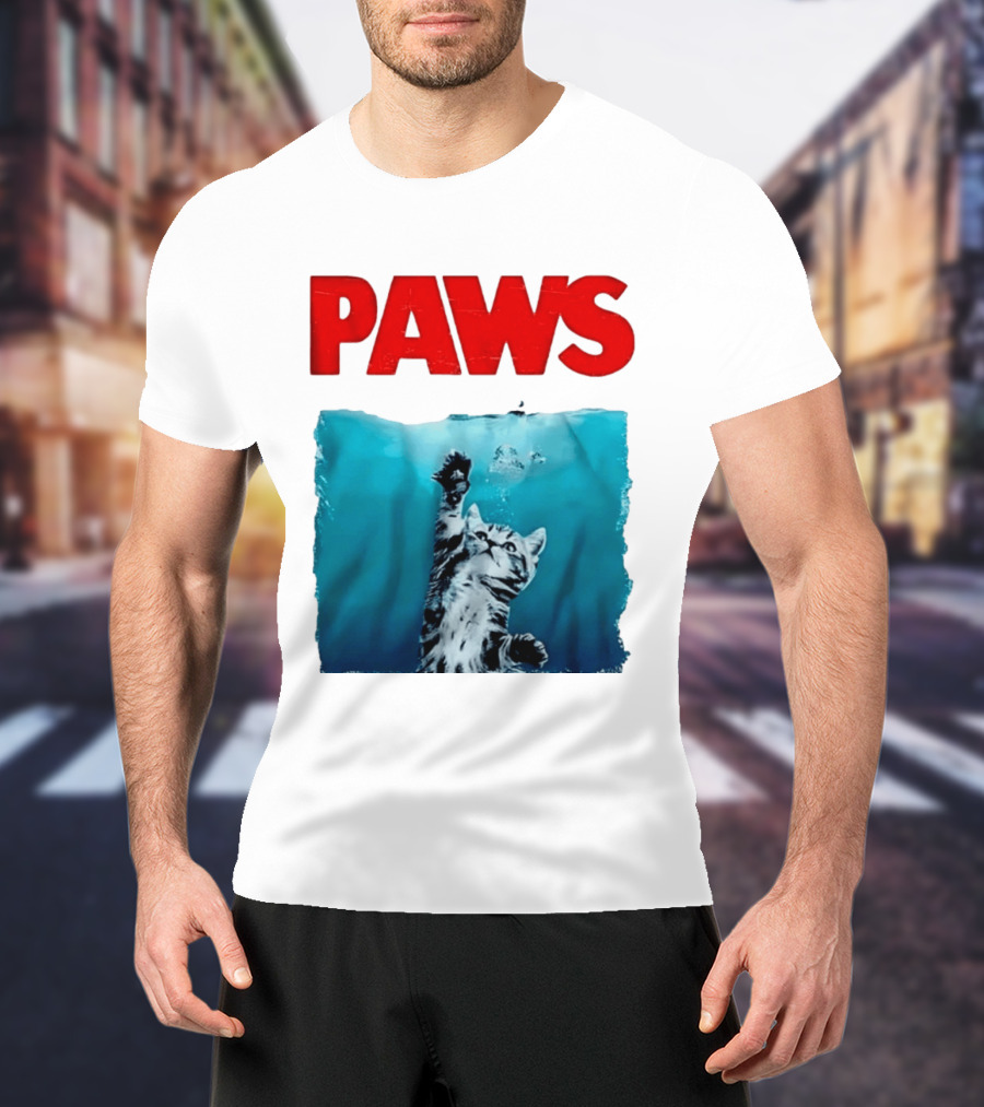PAWS Cat Kitten Jaws T-Shirt