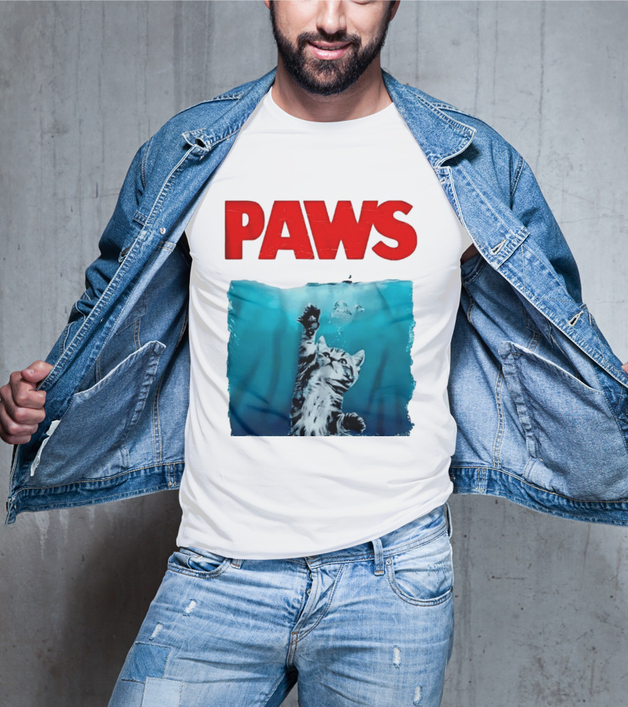 PAWS Cat Kitten Jaws T-Shirt