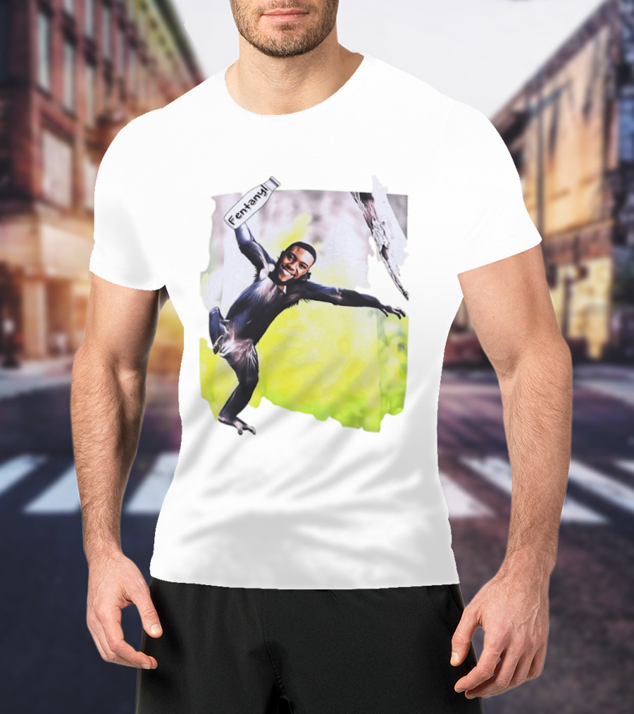 Chadwick Boseman Fentanyl Monkey T-Shirt