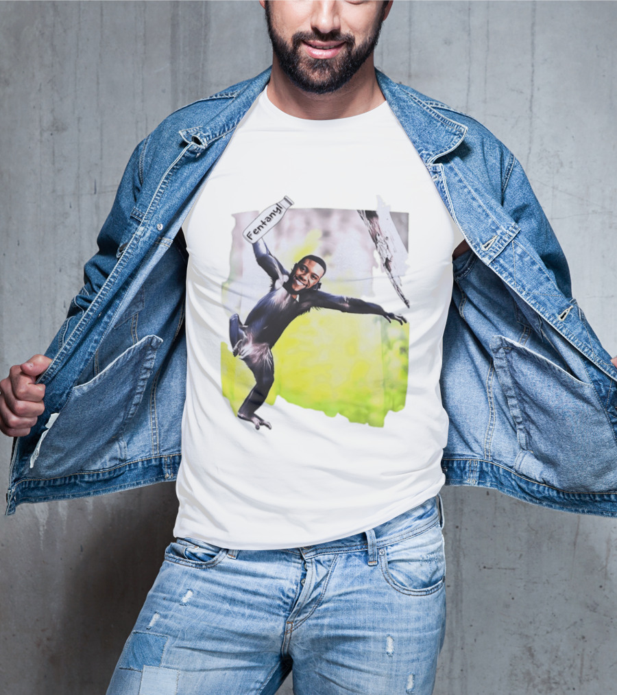 Chadwick Boseman Fentanyl Monkey T-Shirt