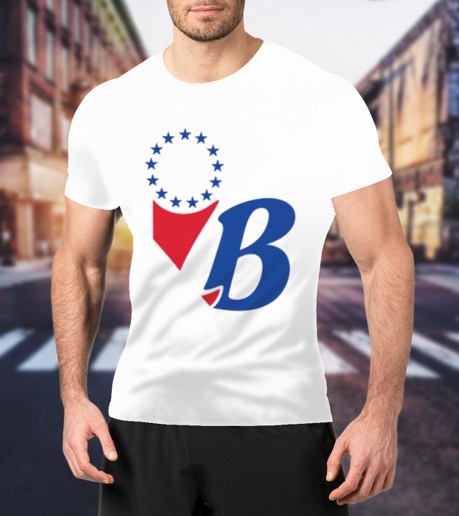 Chinatown Market Store Let Brotherly Love Philadelphia B Icon Circle Stars T-Shirt