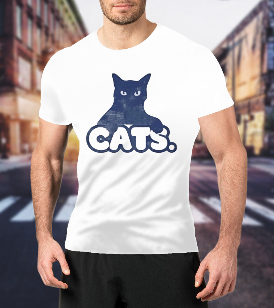 Distressed Vintage Cats Feline Kitten Pet T-Shirt