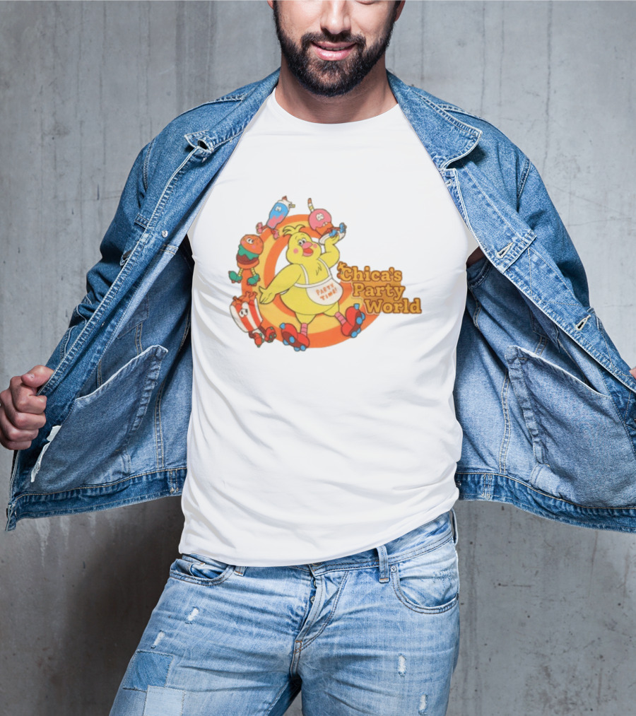 Hex Store Hex X Fnaf Chica's Party World Secret Of The Mimic 2 Party Time T-Shirt