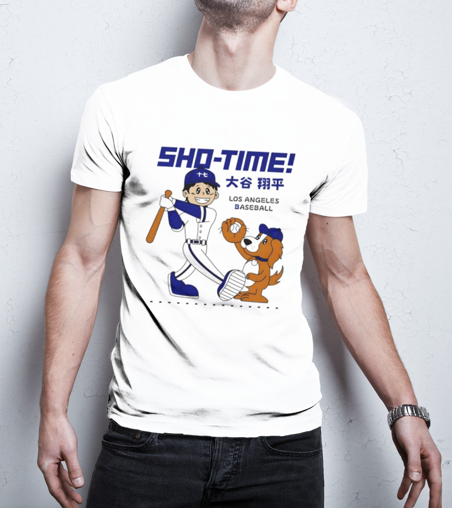 SHO TIME Shohei Ohtani Los Angeles Baseball Anime T-Shirt
