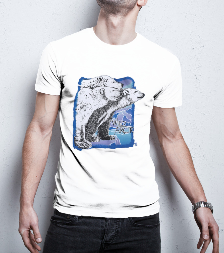 Polar Bear Trio Wild Arctic Sea World Wildlife T-Shirt