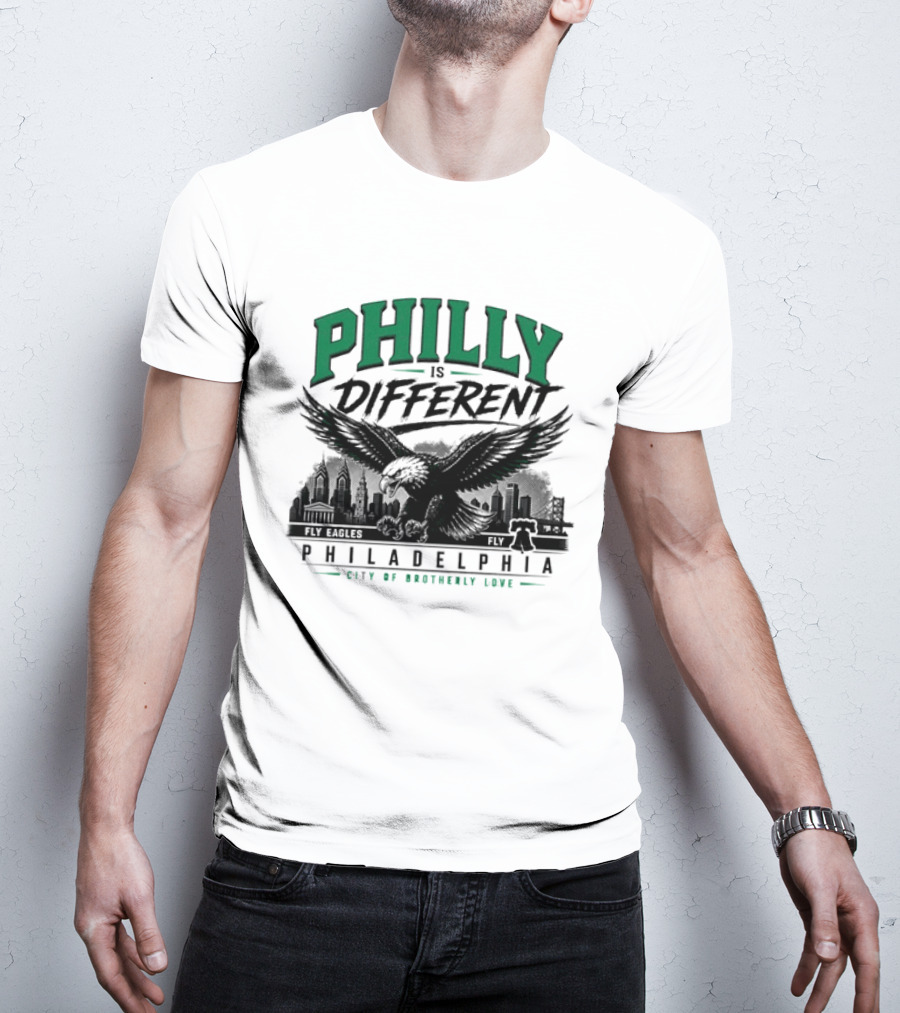 Philly Is Different Philadelphia Eagles City Of Brotherly Love T-Shirt