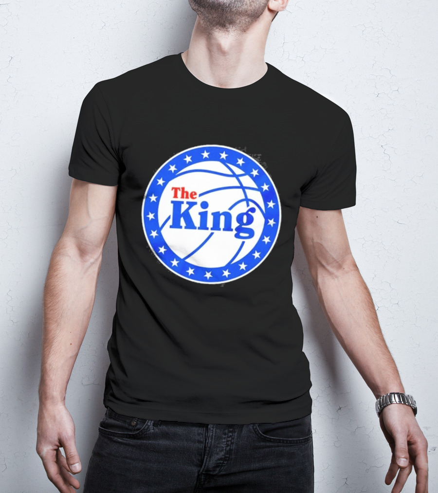 Philadelphia 76ers The King NBA Basketball Stars T-Shirt