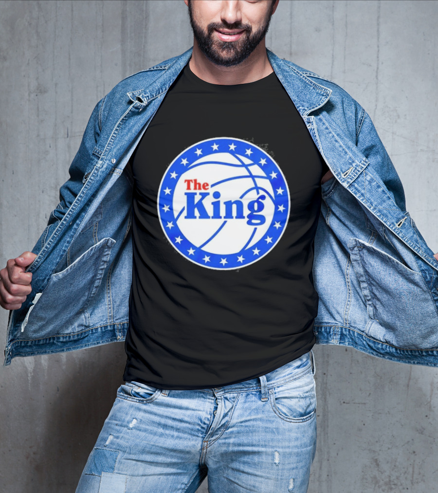 Philadelphia 76ers The King NBA Basketball Stars T-Shirt