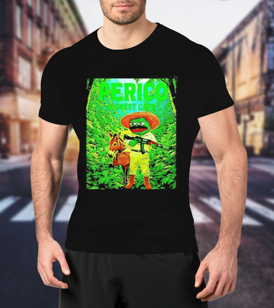 Perico Highest Caff Jungle Donkey Explorer T-Shirt