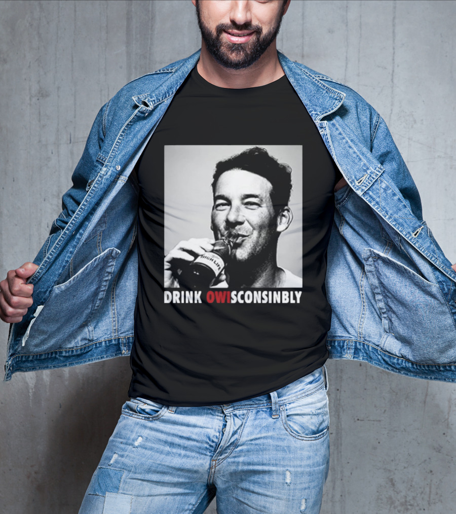 Tony Romo Drink OWIsconsinbly High Life T-Shirt