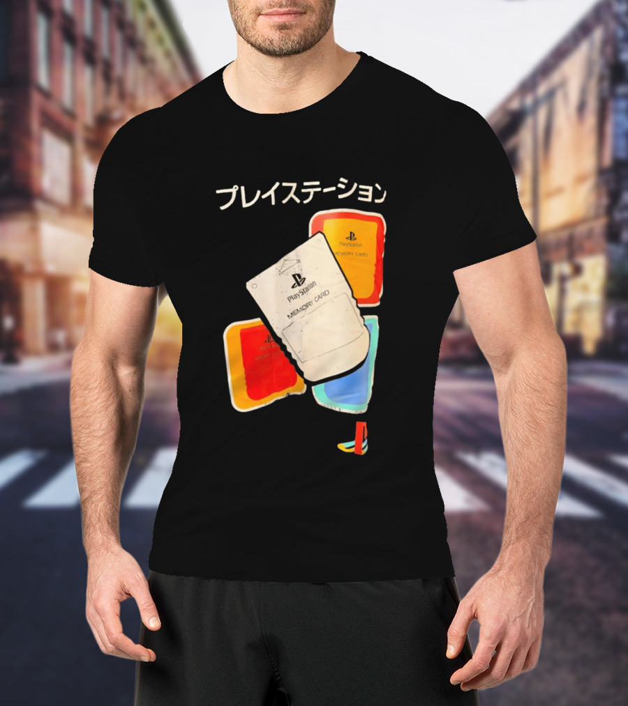PlayStation Memory Card PS1 Sony Classic Retro Gaming Accessories T-Shirt