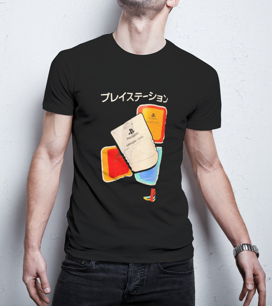 PlayStation Memory Card PS1 Sony Classic Retro Gaming Accessories T-Shirt