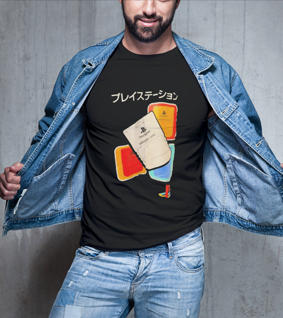 PlayStation Memory Card PS1 Sony Classic Retro Gaming Accessories T-Shirt