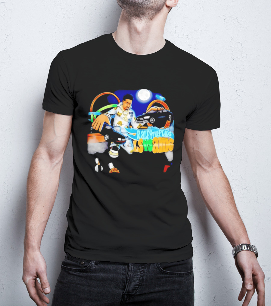 Ralfy The Plug LS Vs AMG Hot Wheels Racing Adventure With Street Style And Iconic Moonlit Scene T-Shirt