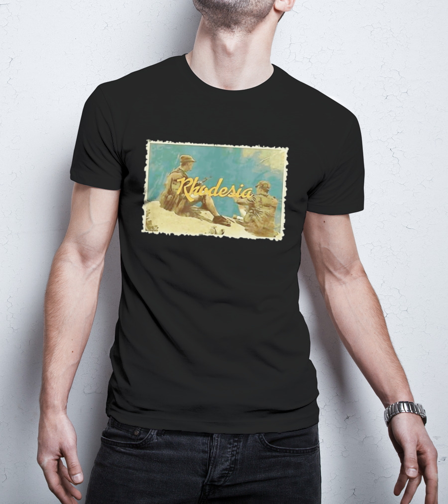 Rhodesia Soldiers Bush War Vintage Nostalgia T-Shirt