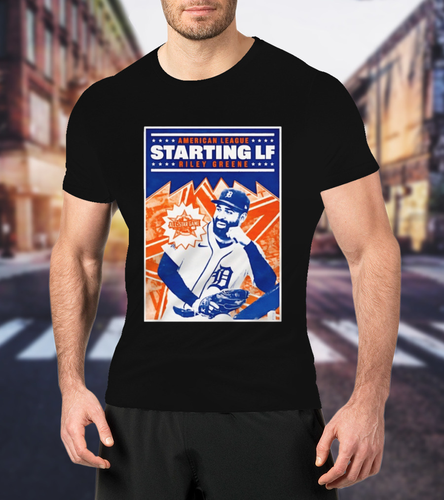 American League Starting LF Riley Greene 2024 All Star Game T-Shirt