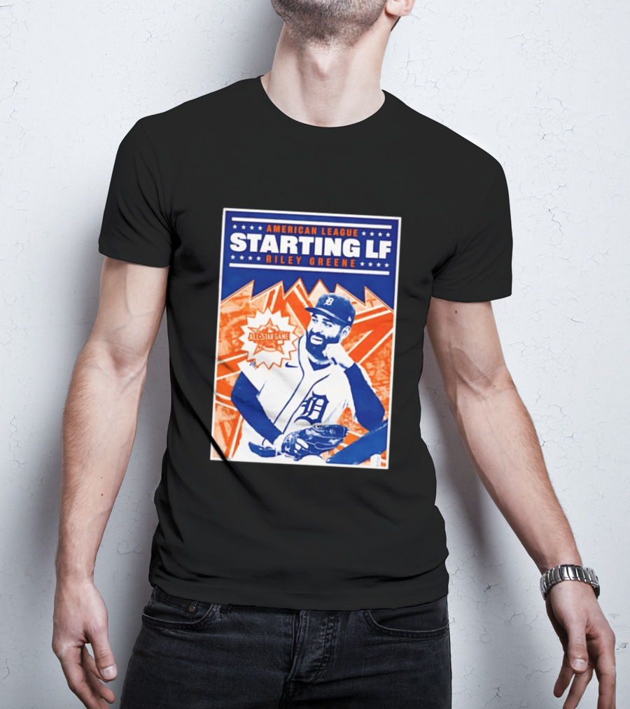 American League Starting LF Riley Greene 2024 All Star Game T-Shirt