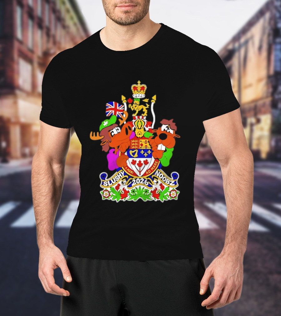 Slushy Noobz 2026 Coat Of Arms A Mari Ad Mare Martin Hamzah T-Shirt