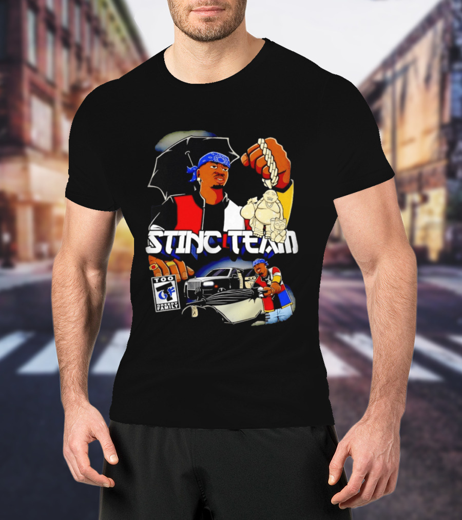 Stinc Team Too Greedy Family Urban Streetwear T-Shirt