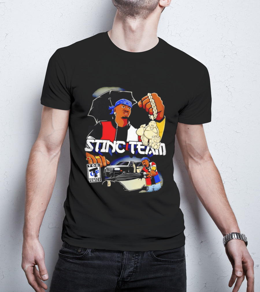 Stinc Team Too Greedy Family Urban Streetwear T-Shirt