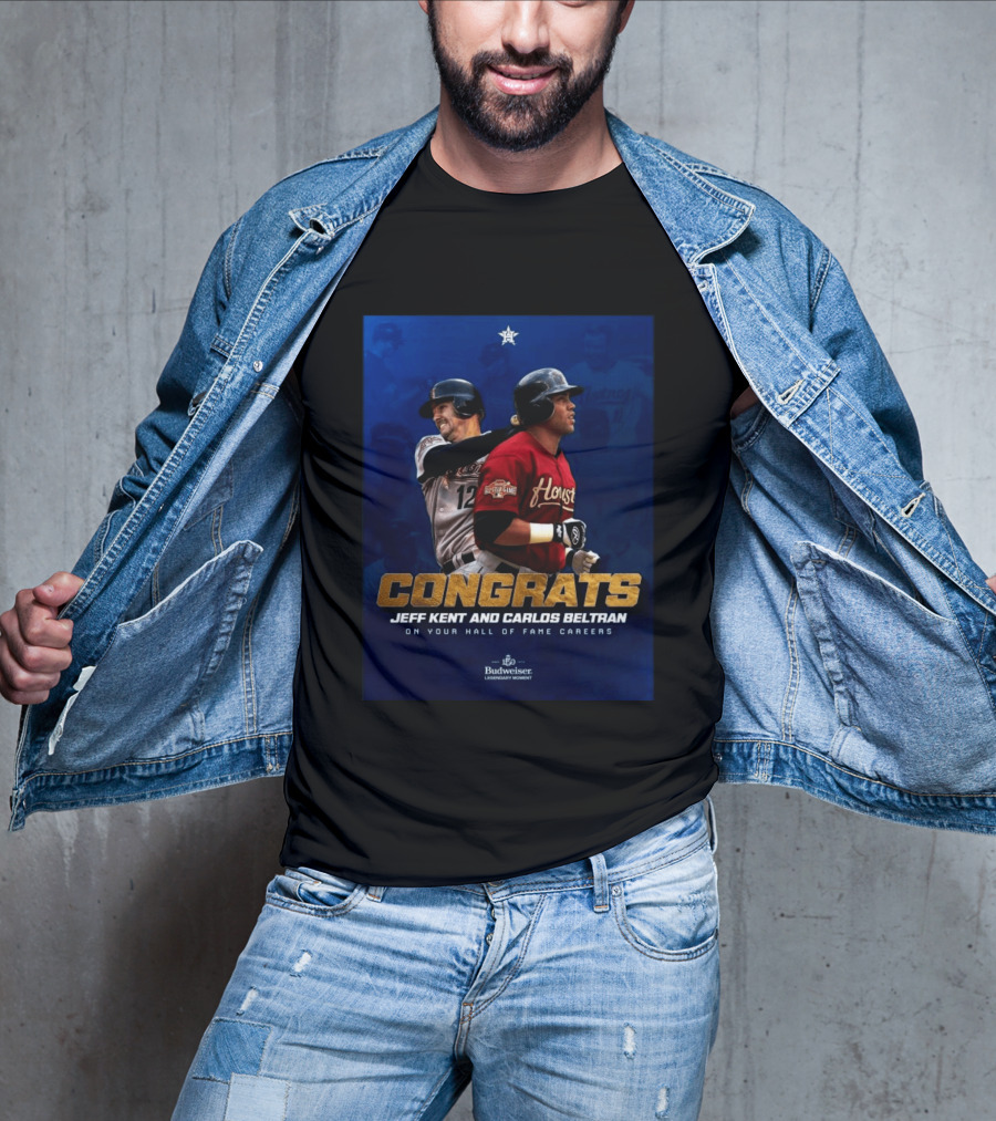 Congrats Jeff Kent And Carlos Beltran Hall Of Fame Careers Legendary Moment T-Shirt