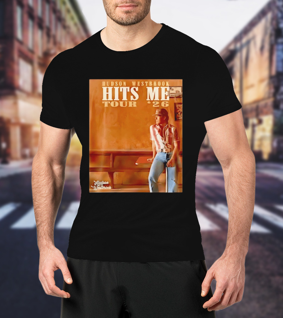 Hudson Westbrook Hits Me Tour '26 Retro Americana T-Shirt