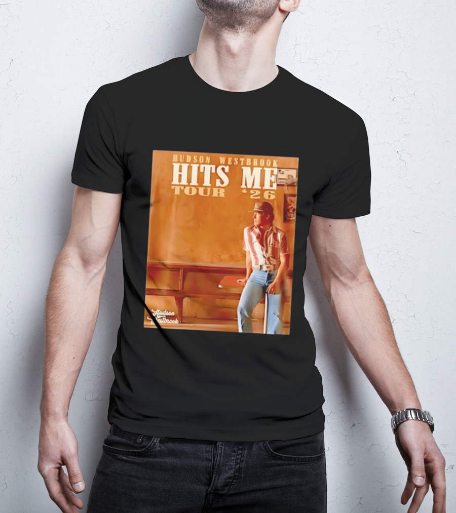 Hudson Westbrook Hits Me Tour '26 Retro Americana T-Shirt