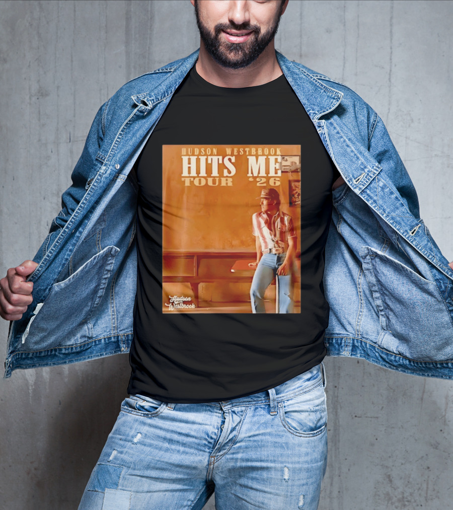 Hudson Westbrook Hits Me Tour '26 Retro Americana T-Shirt