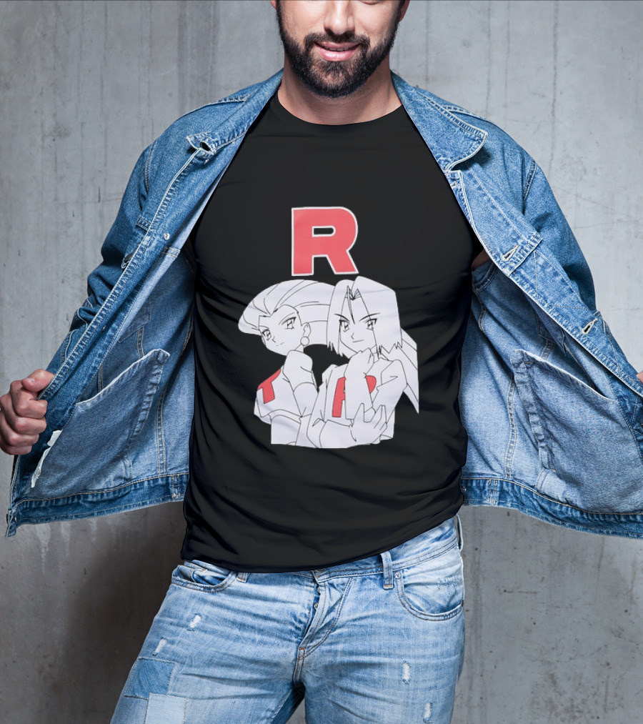 Jessie James Team Rocket R POKEMON Characters T-Shirt