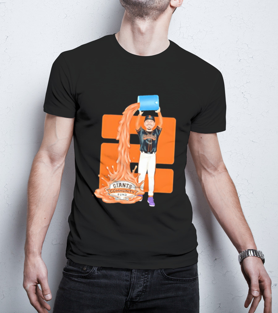 San Francisco Giants Community Fund Logan Webb Splash T-Shirt