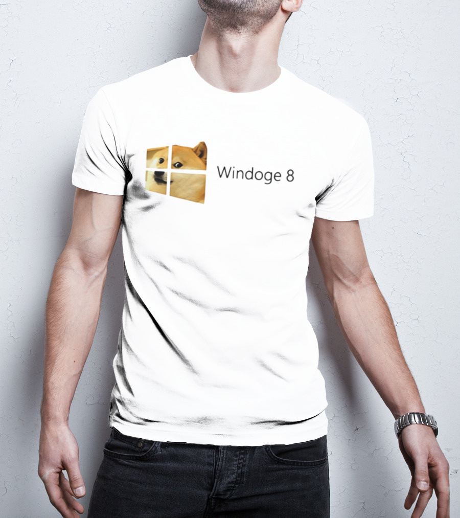 Doge Meme Windoge 8 Windows T-Shirt