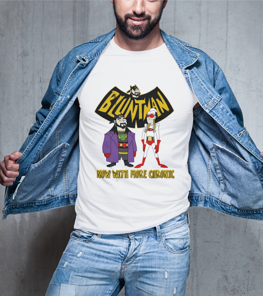 BLUNTMAN Now With More Chronic Jay And Silent Bob T-Shirt