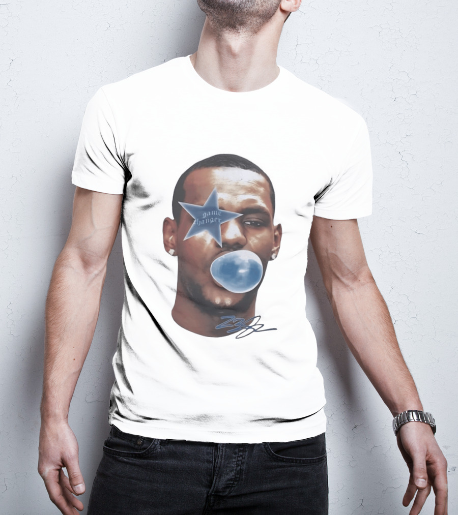 LeBron James Game Changer Star Blue Bubble 23 T-Shirt
