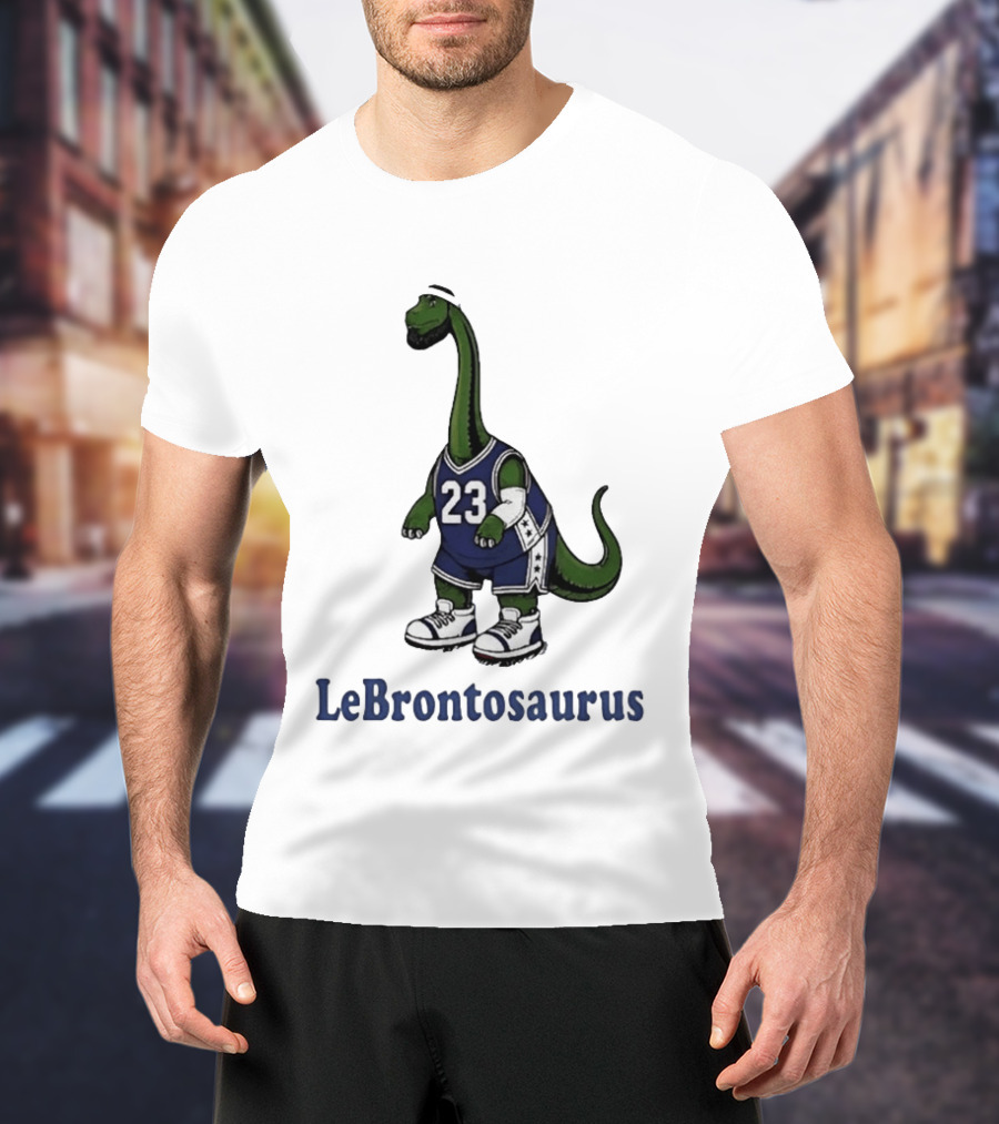 Lebrontosaurus 23 Basketball Dinosaur Philadelphia 76ers Lebron James T-Shirt