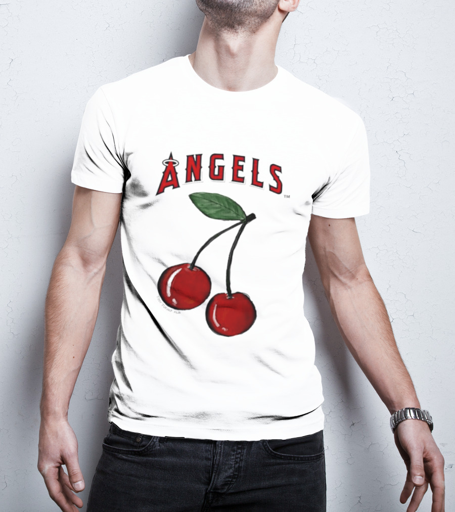 Los Angeles Angels Tiny Turnip MLB Cherries T-Shirt