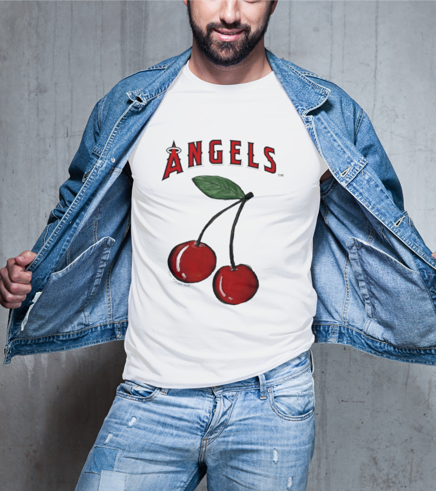Los Angeles Angels Tiny Turnip MLB Cherries T-Shirt