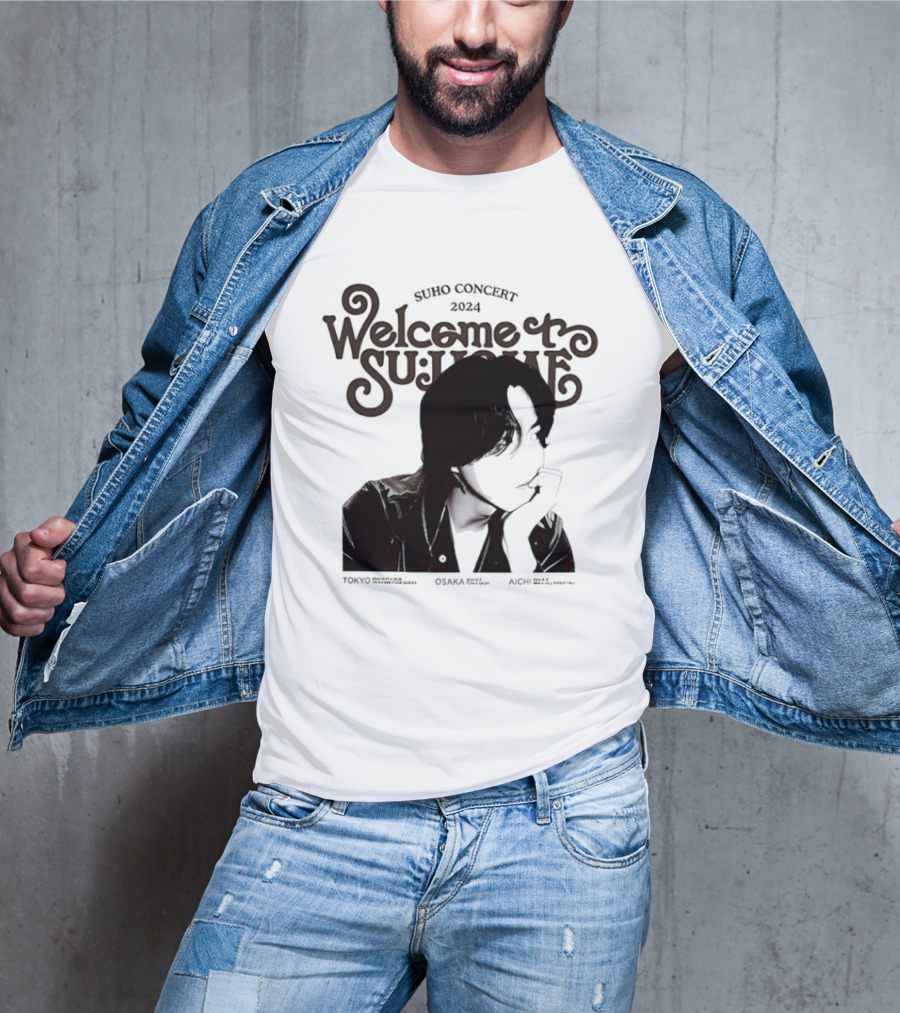SUHO Concert 2024 Welcome To Su Home Tokyo Osaka Aichi Tour T-Shirt