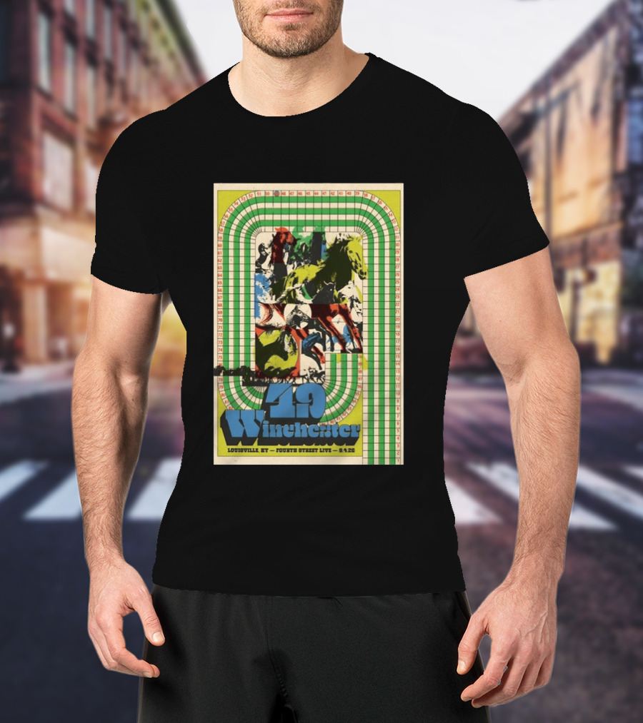 49 Winchester Louisville KY Fourth Street Live September 4th 2026 Horse Racing T-Shirt