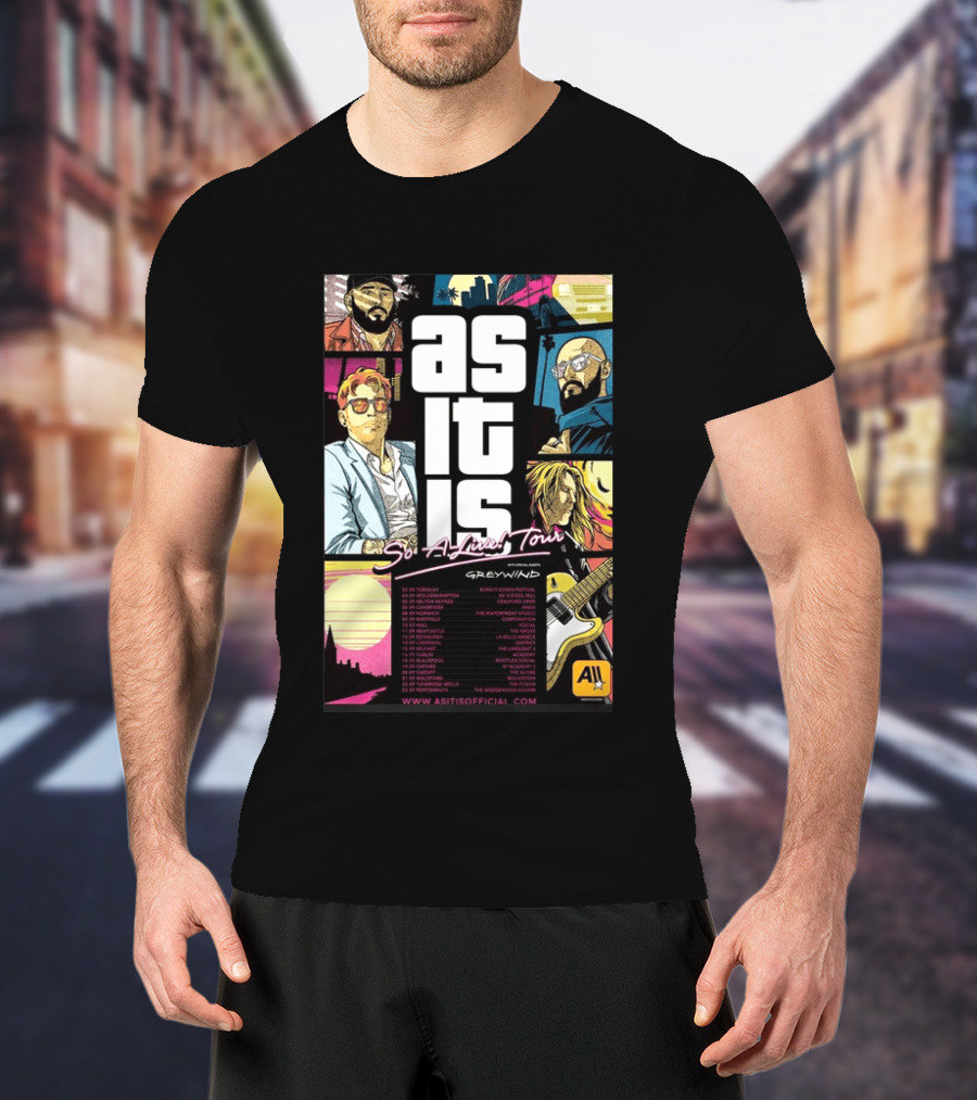As It Is So Alive Tour UK Ireland 2026 Featuring Greywind T-Shirt