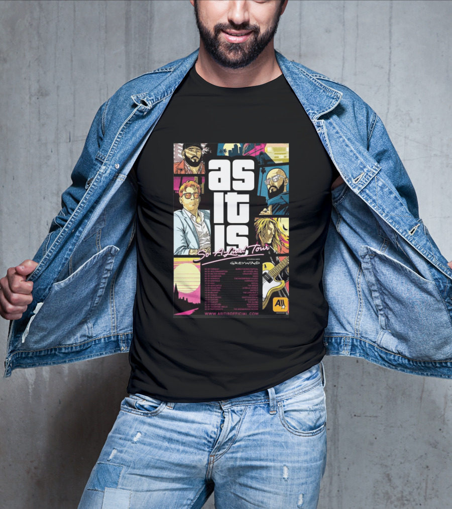 As It Is So Alive Tour UK Ireland 2026 Featuring Greywind T-Shirt