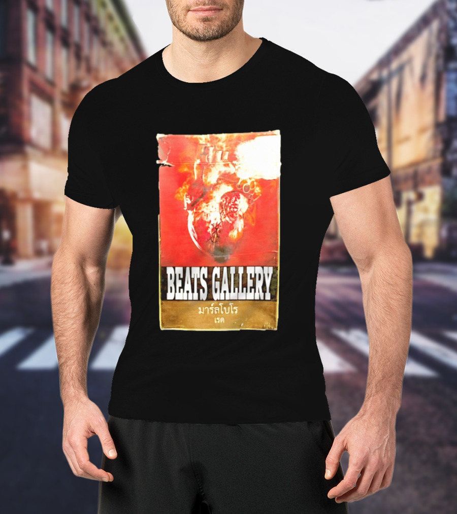 BEATS GALLERY Marlboro Red Anatomical Heart T-Shirt