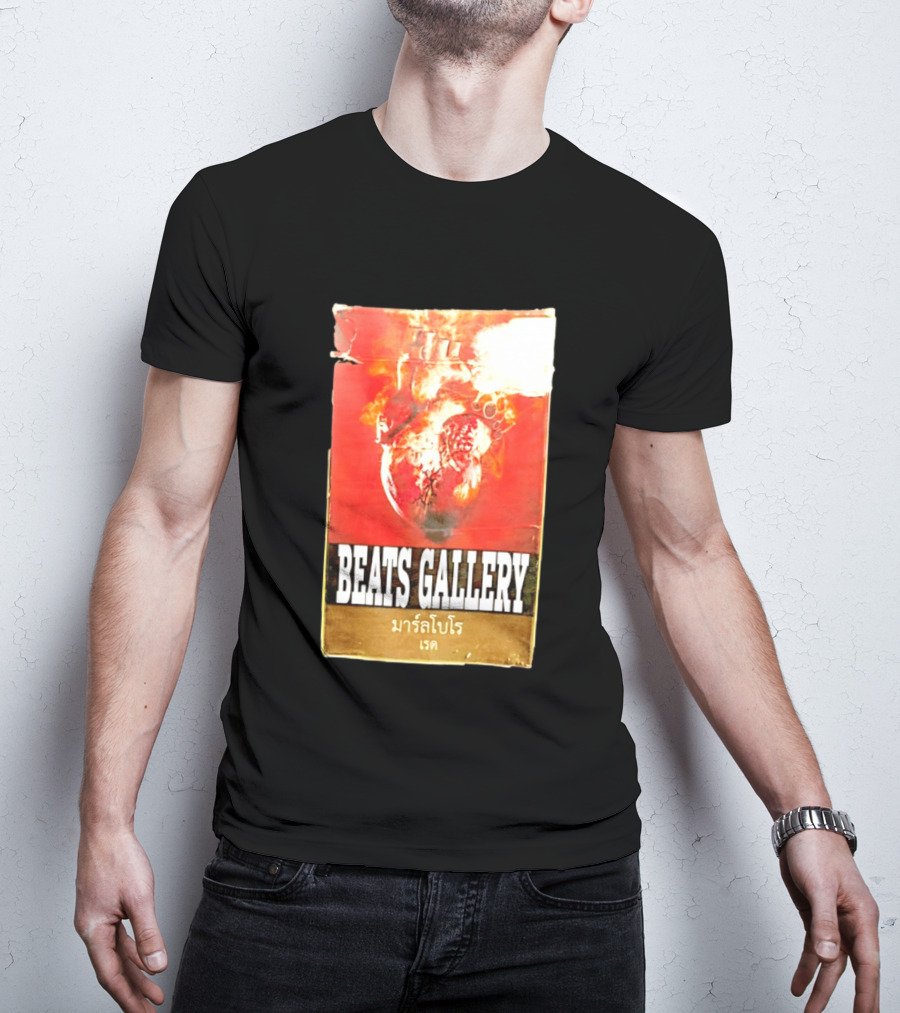 BEATS GALLERY Marlboro Red Anatomical Heart T-Shirt
