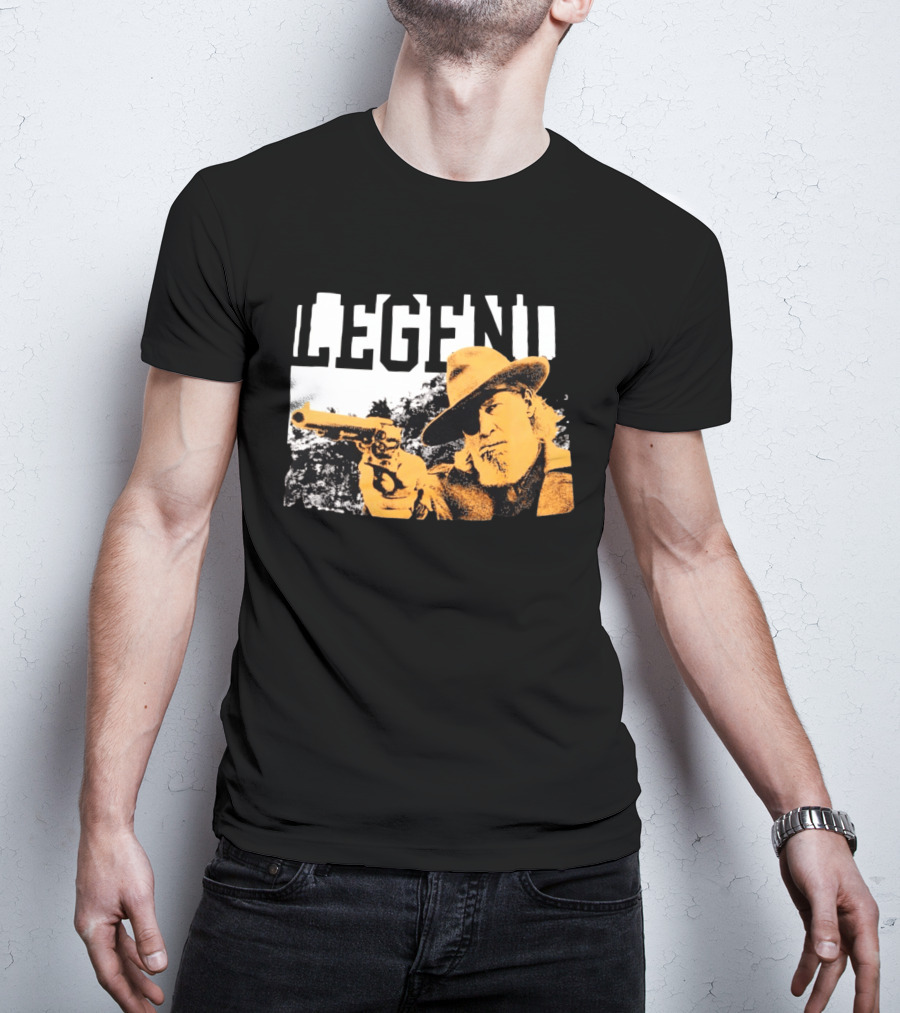 Legend Clint Eastwood Pointing Revolver T-Shirt