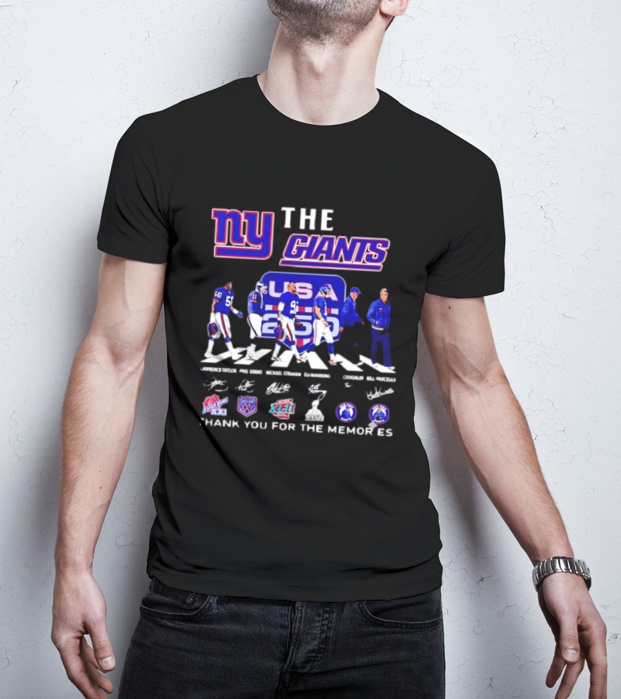 New York Giants US Legends Thank You For The Memories T-Shirt